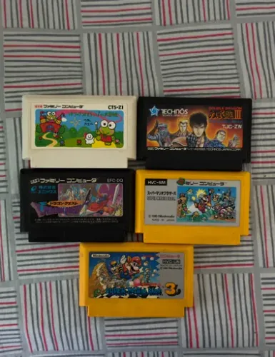 Jogos Famicom (Nintendinho Japonês) Originais - Vários Títulos (Lote ou Individual)