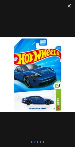 Porshe Taycan Turbo S Blue 2026 Mainline Hot wheels