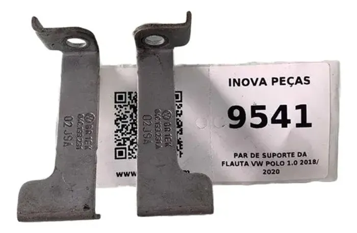 Par De Suporte Da Flauta Vw Polo 1.0 2018/ 2020