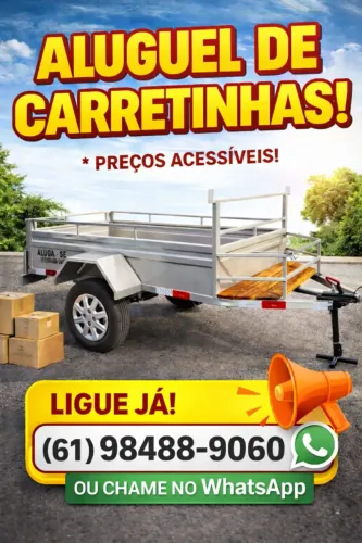 ALUGUEL DE CARRETINHAS - TAGUATINGA NORTE / DF