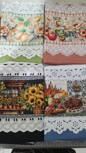 Panos de prato diferente 