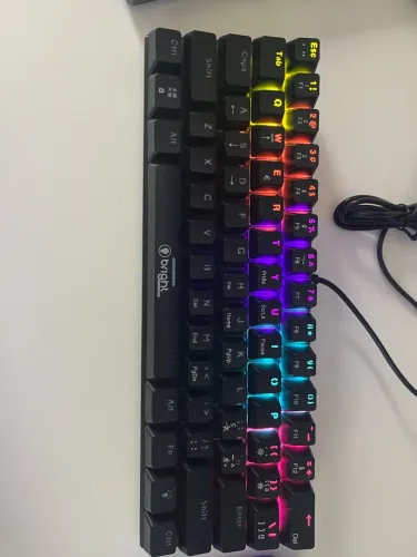 Teclado Gamer RGB Bright Switch Azul