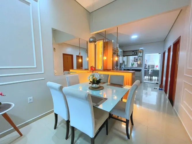 CASA NO PARQUE 10 COM 3 SUÍTES CASA TÉRREA SEMIMOBILIADA COM 3 QUARTOS SENDO 1 SUÍTE