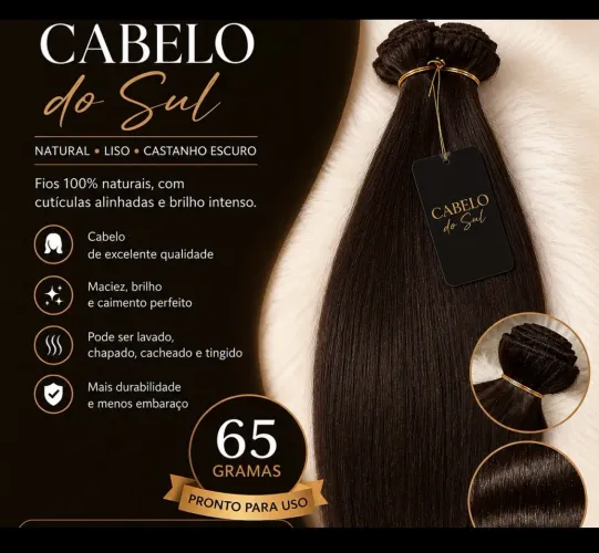 CABELO BRASILEIRO DO SUL PRONTO ? PARA MEGA