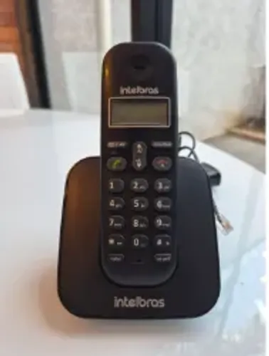 Telefone Sem Fio Intelbras TS 3110 Preto com Identificador de Chamadas