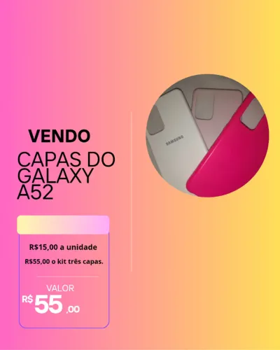 Capas para celular, Galaxy A52