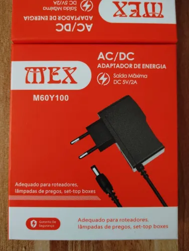 Fonte adaptador de energia 5 volts 2 amperes