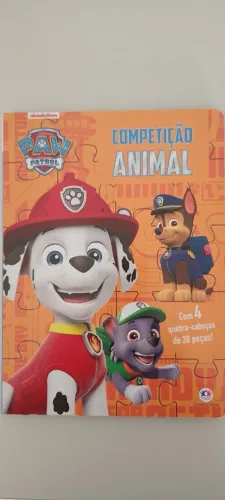 Vendo livro infantil patrulha canina com 4 quebra-cabeças
