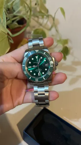 Relógio Diver Lige Design 40mm automático