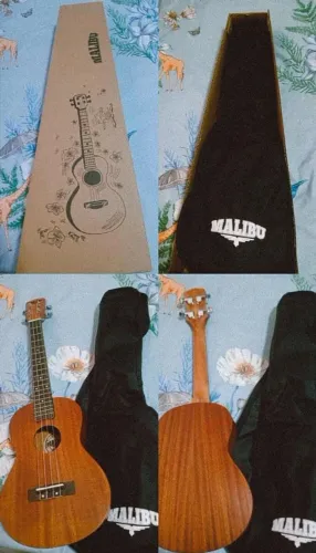 Ukulele Malibu novo ótimo pó tá quem deseja fazer luau ou tocar em família 