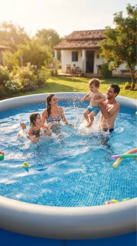 Aluguel Piscina GIGANTE (inflável) 11 Mil Litros