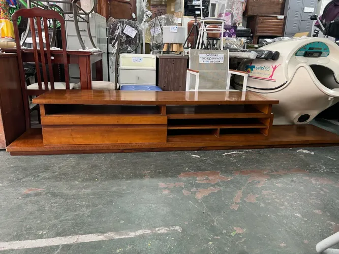 Rack com com Nichos e 1 Gaveta