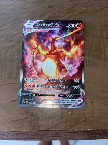 Raridade-carta Pokémon Charizard vmax