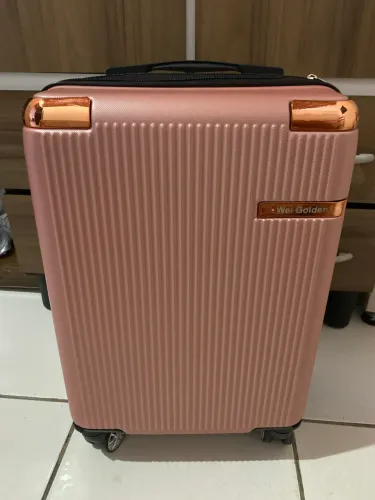 Mala de viagem ABS 10kg com rodinhas que giram 