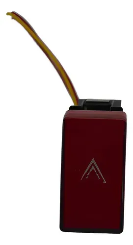 Botão Pisca Alerta Painel Honda City 2012 Original Vermelho