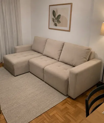 sofá retrátil cor suede perfeito estado