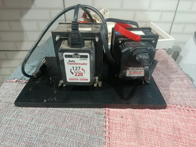 Vendo fio e transformador 127 para 220