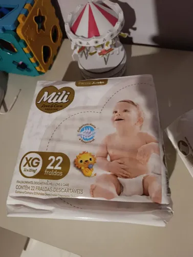 Fralda Mili XG com 22 unidades