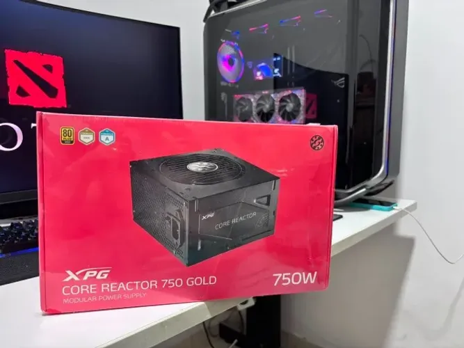 Fonte XPG Core Reactor 750W, 80 Plus Gold, Modular, PFC Ativo