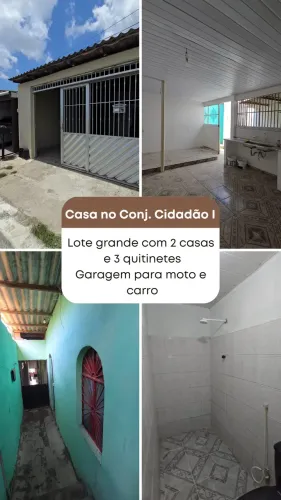 CASA CIDADE NOVA RENDA DE ALUGUÉIS OU FAMÍLIA NUMEROSA