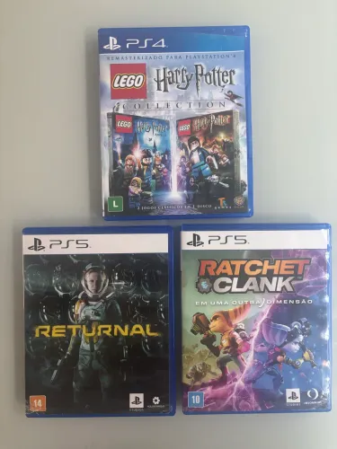 Coleção de jogos PS5 e PS4