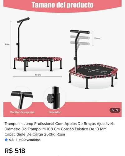 Body jump academia - cama elástica 