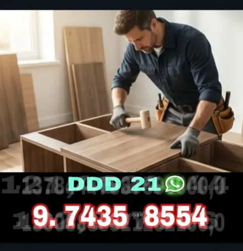 Montador de móveis com montagem segura de guarda-roupas, armários, closet e cômodas