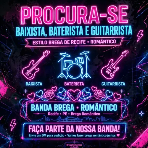 Músico para banda de brega