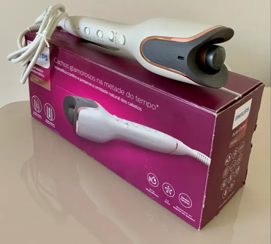 Modelador de cachos autom Prestige Philips Bivolt 