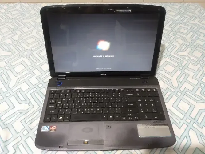 Notebook Acer 5738Z DualCore T4300, 4gb, HD 320 Gb Win7 No precinho 300,00 Pronto pra uso