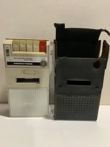 Antigo toca fitas k7 cassette coder