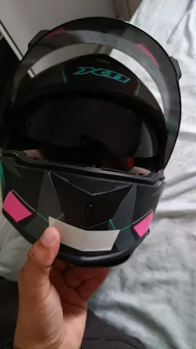 Capacete X11 Revo Pro Eleven (Tam 60) + 2 Viseiras (Camaleão e Transparente)
