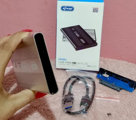 Case de Alumínio para HD / SSD 2.5 USB 3.0 (externa)