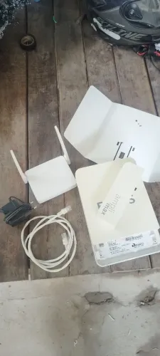 Kit Internet Rural 4G Elsys Amplimax Fit(sem cabo de energia)+ Roteador Wi-Fi (Completo)