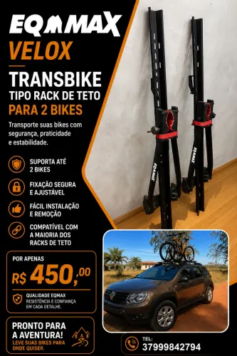 Transbike Eqmax para 2 Bikes