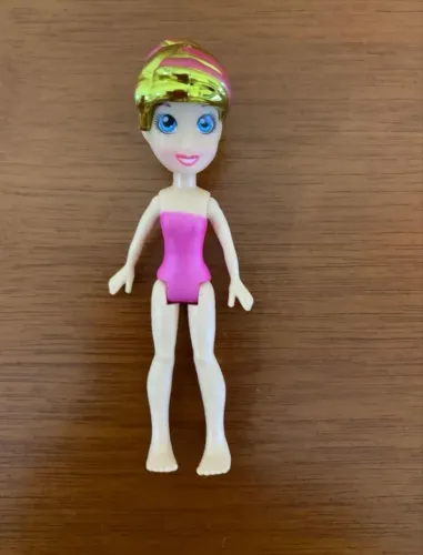polly pocket cabelo dourado
