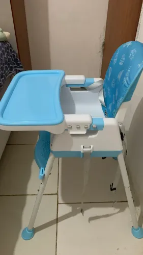 Cadeira de alimentação bebê portátil Zest Azul