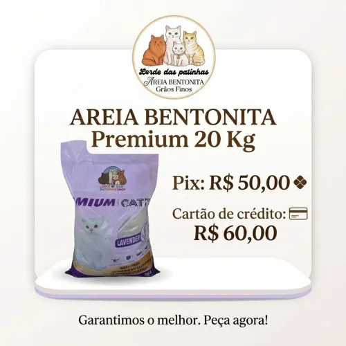 Areia Bentonita Premium