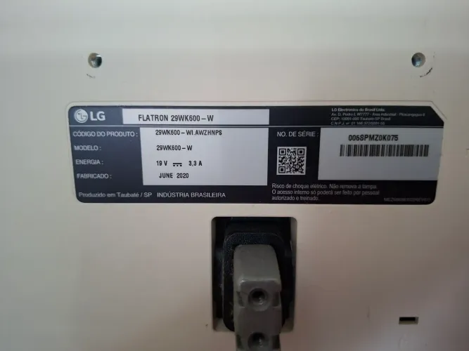Monitor LG 29KW600 para retirada de peças 
