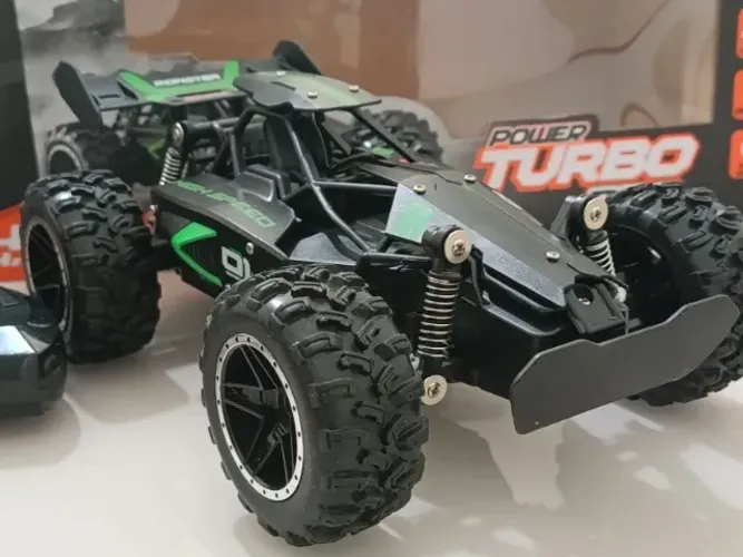 Carrinho de Controle Remoto RC Bateria Offroad Off road Eletrico