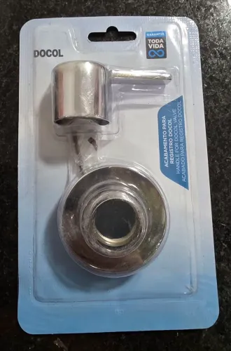 Acabamento de registro 3/4" Docol Inox