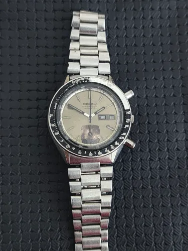 Relogio Seiko 6139-6040 cronógrafo Automático Silver Ghost <br>