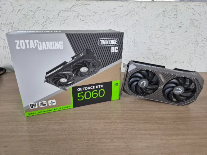 RTX 5060 8GB Zotac Twin Edge - Pouco Usada