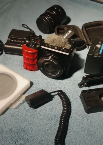 Sony zve10 + lentes + acessórios