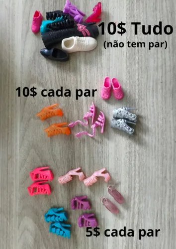 Sapatos Barbie 