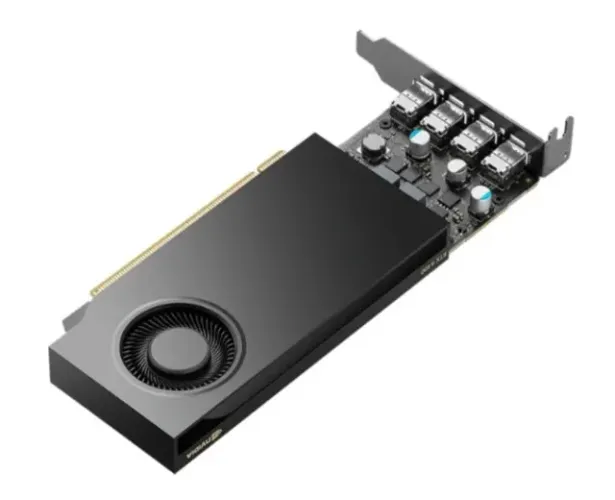 Placa De Vídeo Quadro Pny Nvidia RTX A400 4gb Gddr6 64 Bits