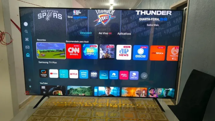 TELEVISÃO 65 POLEGADAS, SAMSUNG CRISTAL