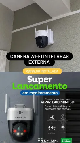 Câmera Wi-Fi Intelbras 360º 