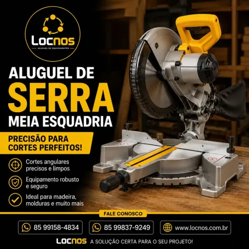Aluguel de serra esquadria