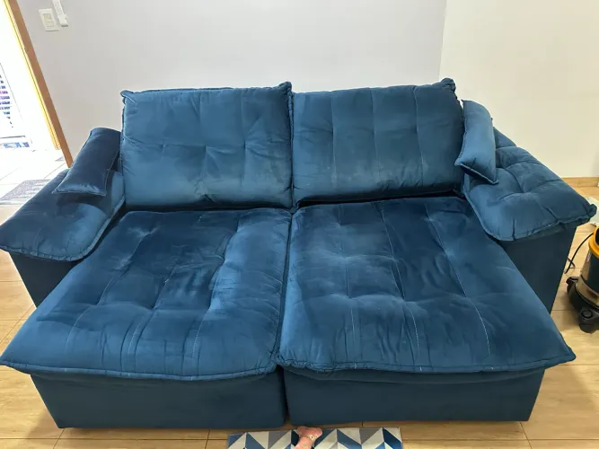 Vendo Sofá Retrátil e Reclinável Best House - 2,10m